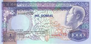 1000 Dobras 26.8.1993